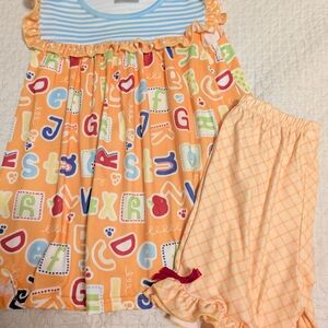 Playful Alphabet Kids Pajama Set